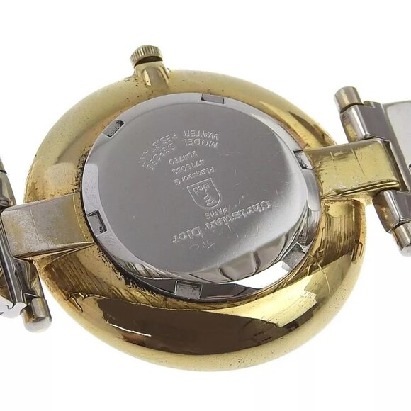 Dior Watches WhiteDial Stainless Steel/Plated Gold Quartz Analog d... - Picture 6 of 8